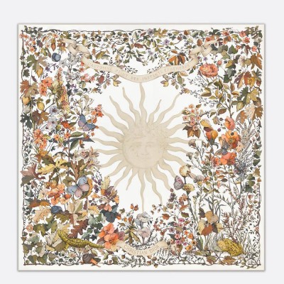 Dior 4 Saisons Automne Soleil 90 Square Scarf