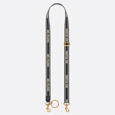 Dior Blue Adjustable Micro Shoulder Strap