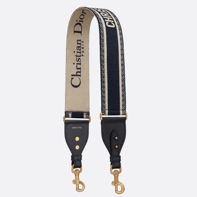 Dior Blue Christian Dior Shoulder Strap