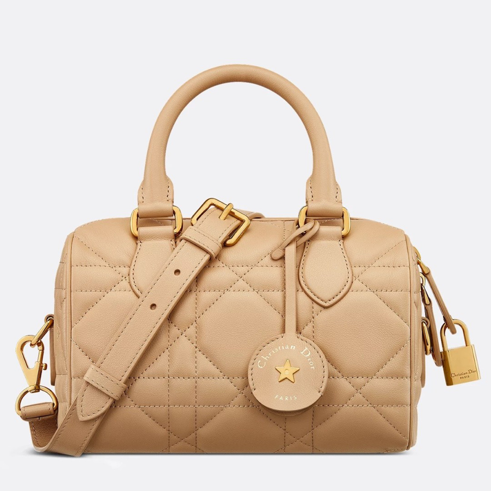 Dior Groove 20 Bag in Biscuit Macrocannage Calfskin