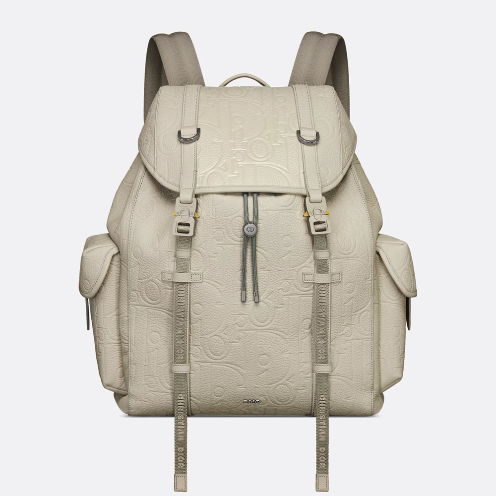 Dior Hit the Road Backpack with Flap in Beige Gravity Leather