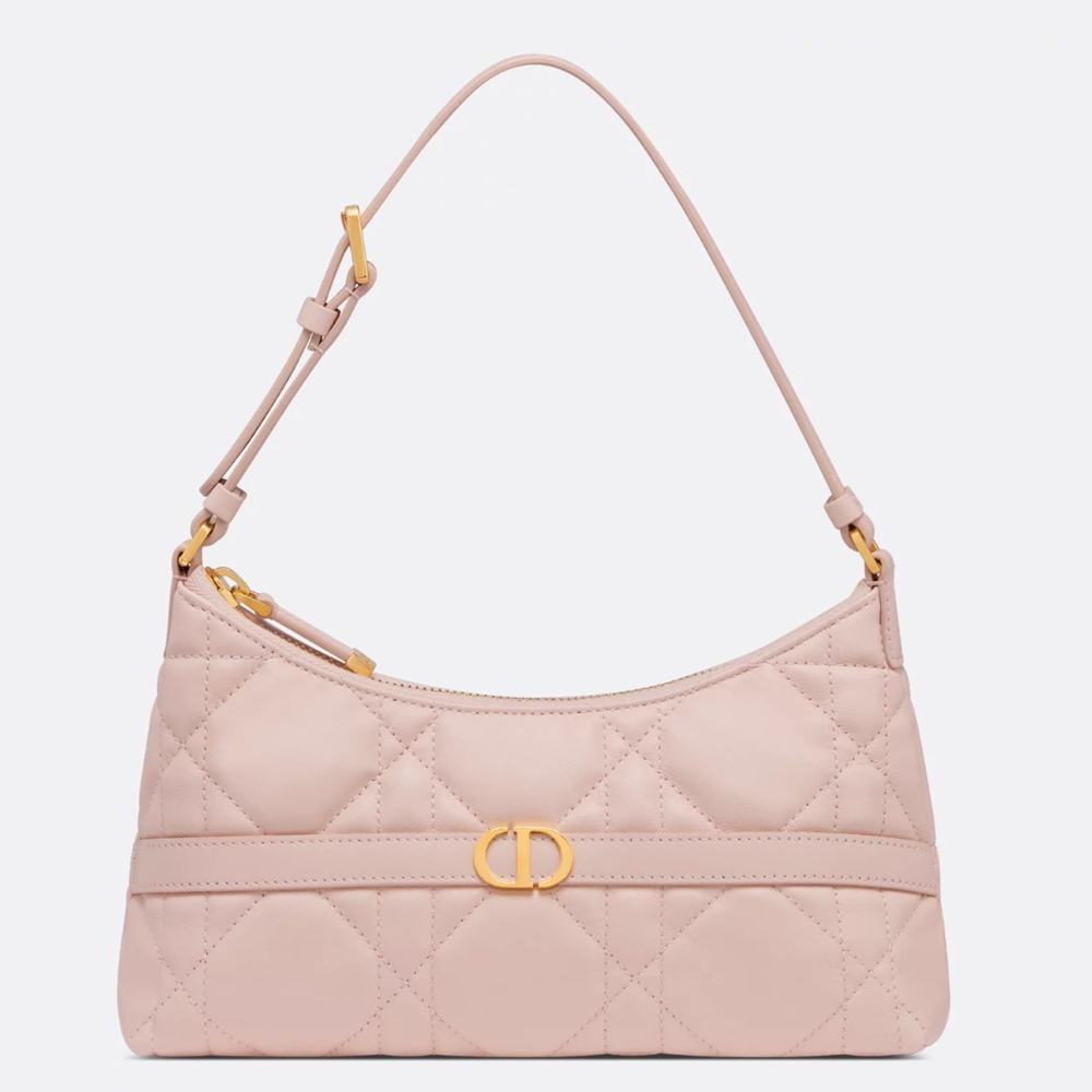 Dior Miss Caro Cigale Mini Bag in Pink Macrocannage Lambskin