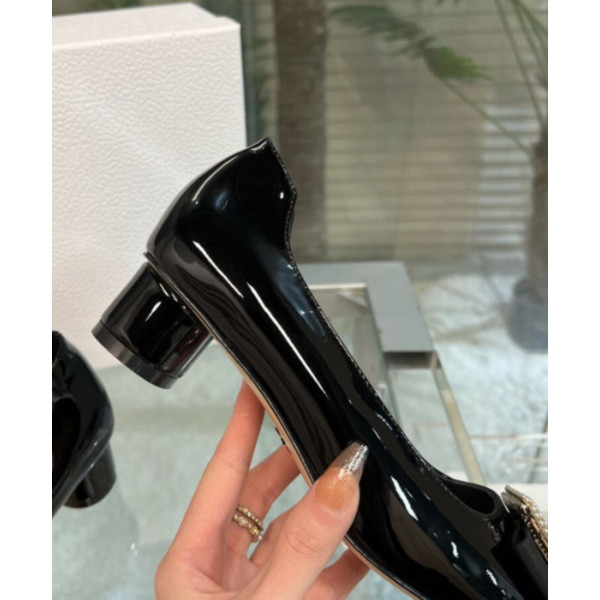 Dior Women's Idylle Ballet Pump Black