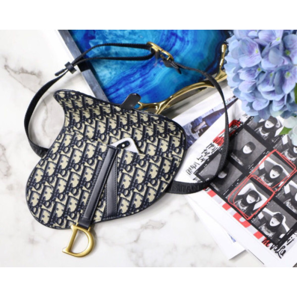 Dior Oblique Saddle Belt Bag