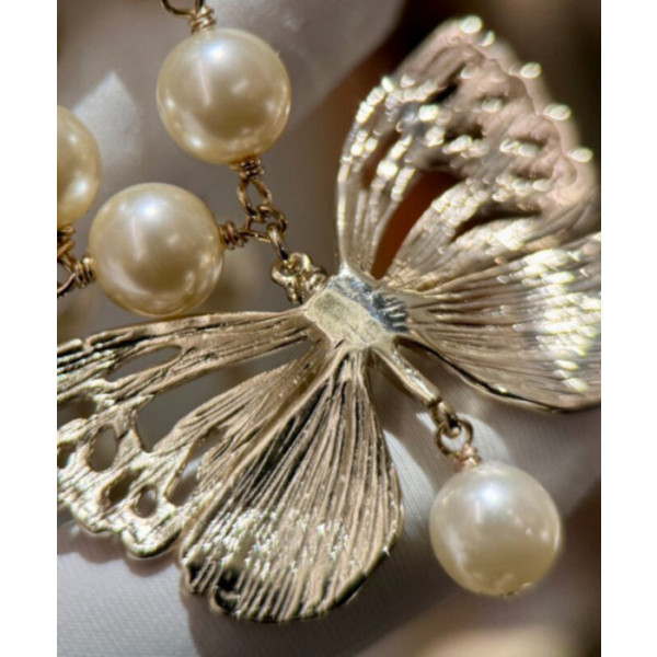 Dior Women's Metamorphose Long Necklace Golden