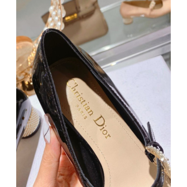 Dior Women's D-Shine Ballet Pump Black