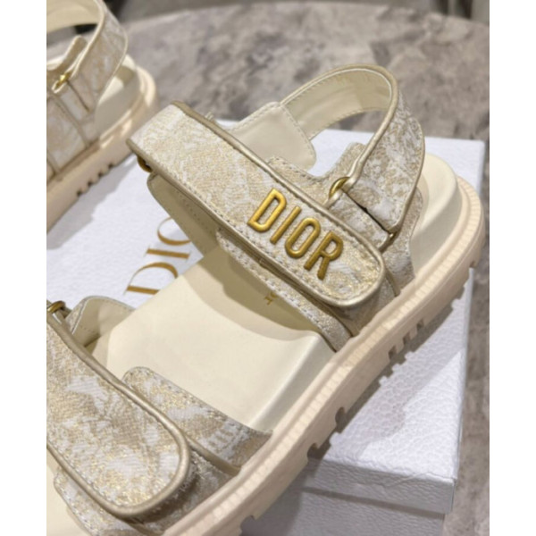Dior Women's Dioract Sandal Golden