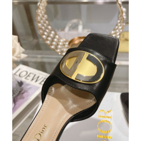 Dior Women's Forever Dior Heeled Slide Black