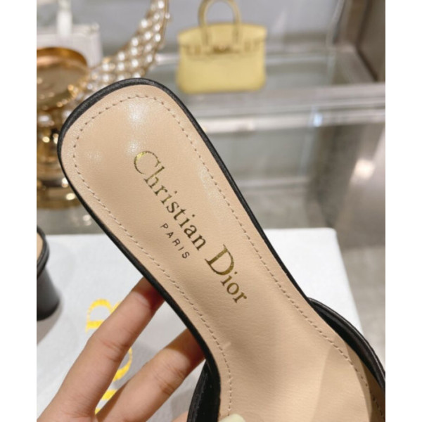 Dior Women's Forever Dior Heeled Slide Black