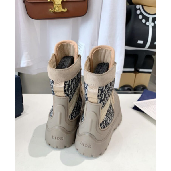Dior Unisex Garden Lace-Up Boot