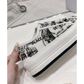 Dior Women's WalknDior Platform Sneaker Cream