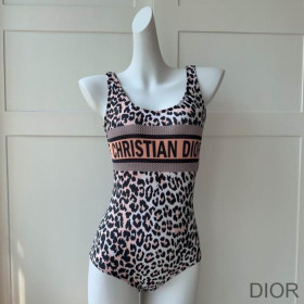 Dior Swimsuit Women Mizza Print Lycra Black