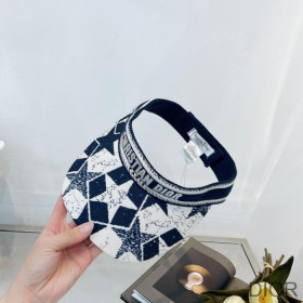 Dior Visor Etoile Cotton Blue