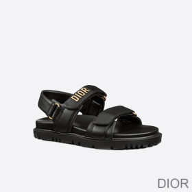 Dior DiorAct Sandals Women Lambskin Black