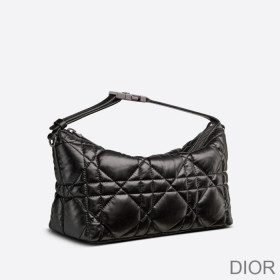 DiorTravel Nomad Pouch Cannage Calfskin Black