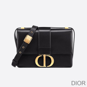 Dior 30 Montaigne Bag Box Calfskin Black