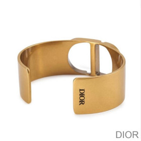 Dior 30 Montaigne Cuff Bracelet Metal Gold
