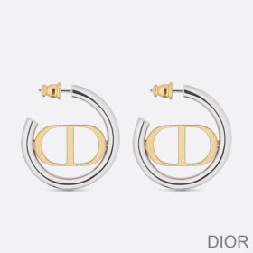 Dior 30 Montaigne Earrings Metal Gold/Silver