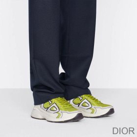Dior B30 Sneakers Unisex Mesh and Technical Fabric Yellow