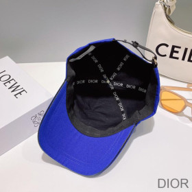 Dior Baseball Cap Dior Atelier Cotton Blue