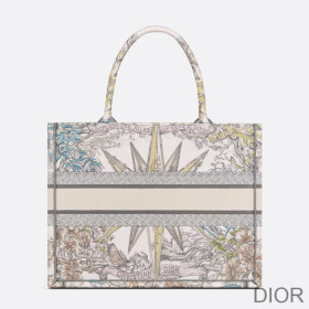 Dior Book Tote Reve d''Infini Motif Canvas Beige Bag