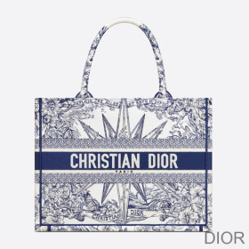 Dior Book Tote Reve d''Infini Motif Canvas Blue Bag