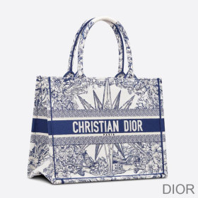 Dior Book Tote Reve d''Infini Motif Canvas Blue Bag