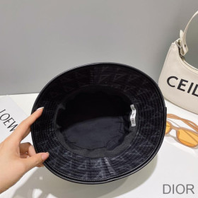 Dior Bucket Hat CD Diamond Cotton Black