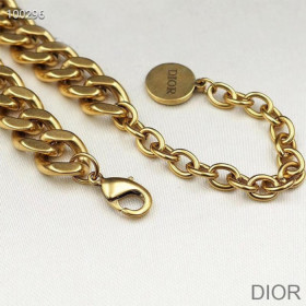 Dior CD Chain Choker Gold