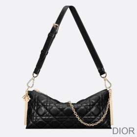 Dior Club Bag Cannage Lambskin Black