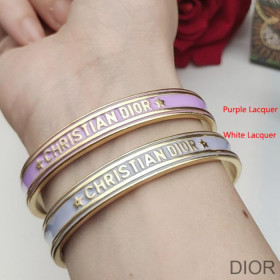 Dior Code Bangle Metal and Lacquer Gold