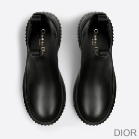 Dior D Racer Ankle Boots Women Calfskin Black