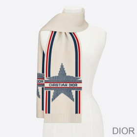 Dior Scarf Dior DiorAlps Wool and Cashmere White