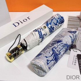 Dior Umbrella Jungle Print In Blue