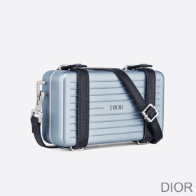 Dior x Rimowa Personal Clutch Aluminum Sky Blue