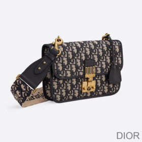 Dioraddict Bag Oblique Motif Canvas Blue