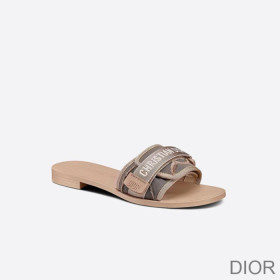 Dior Diorevolution Slides Women Camouflage Technical Fabric Pink