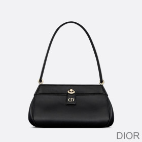 Small Dior Key Bag Box Calfskin Black