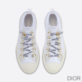 Dior Walk''N'' Sneakers Women Cannage Technical Mesh White