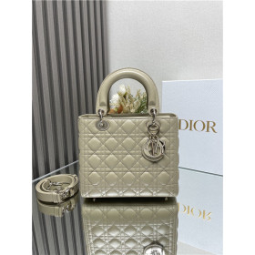 Dior Medium Lady Dior Bag M0565 Beige Lambskin