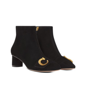Dior Women's Cest Dior Heeled Ankle Boot Black