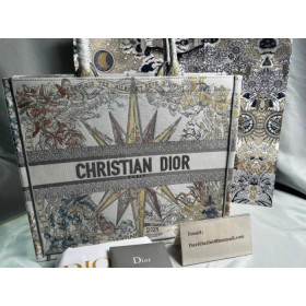 Dior Book Tote Reve d''Infini Motif Canvas Beige Bag