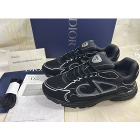 Dior B30 Countdown Sneaker Black Mesh and Black Technical Fabric