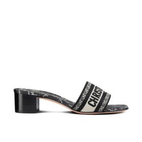 Dior Women's Dway Heeled Slide Black