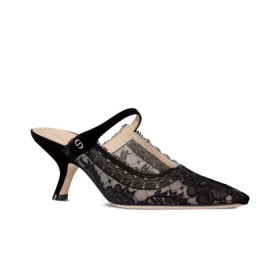 Dior Women's Capture Heeled Mule Black