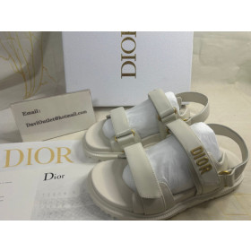 Dior DiorAct Sandals Women Lambskin White