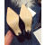 Dior Women's ja Dior high-heeled shoe Black lambskin with studs Black