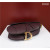 Dior Saddle Bag With Strap M0455 Burgundy Grained Calfskin