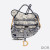 Dior Saddle Bag Around the World Motif Canvas Blue