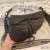 Dior Saddle Bag Ultramatte Oblique Embossed Calfskin Black